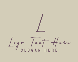 Script - Elegant Signature Boutique logo design