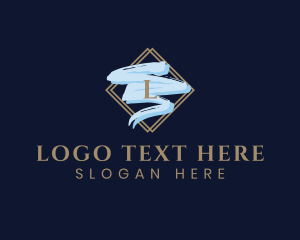 Lettermark - Stylish Brush Art logo design