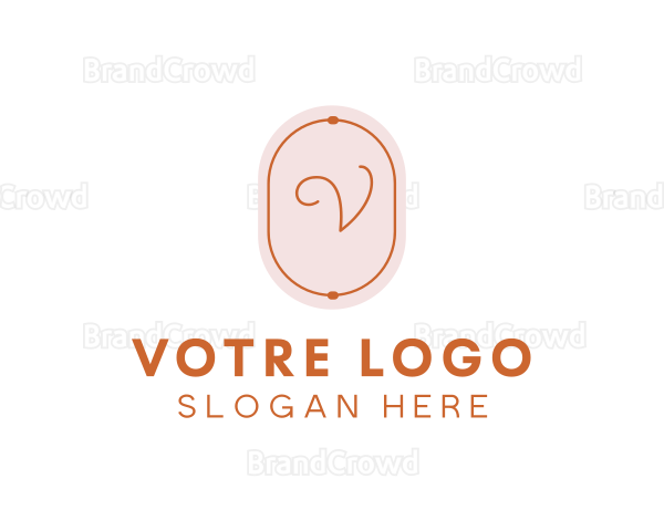 Fashion Beauty Oval Logo