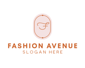 Fashion Beauty Oval logo design