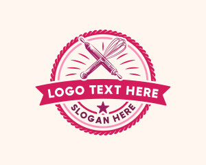 Bowl - Whisk Baking Pastry logo design