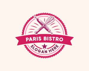 Whisk Baking Pastry logo design