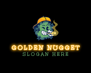 Nugget - Cap Marijuana Cannabis logo design