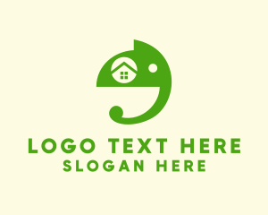 Green - Elephant Animal Home logo design