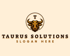 Bull Cattle Cow logo design