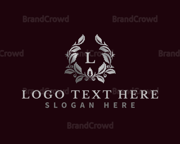 Elegant Wreath Leaf Logo