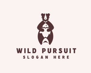 Hunt - Bear Fish Wildlife logo design