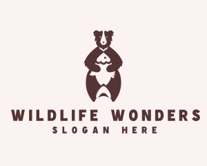 Bear Fish Wildlife logo design