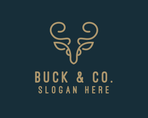 Wild Deer Hunting logo design