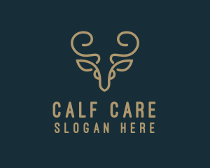 Calf - Wild Deer Hunting logo design