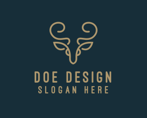 Doe - Wild Deer Hunting logo design
