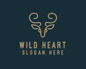 Wild Deer Hunting logo design