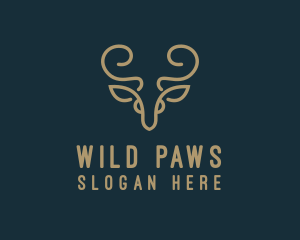 Wild Deer Hunting logo design