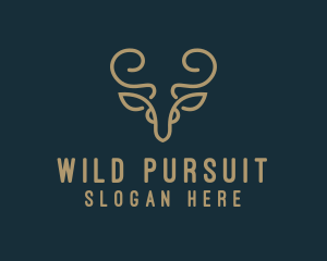 Hunting - Wild Deer Hunting logo design