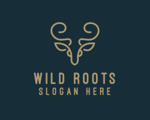Wild Deer Hunting logo design