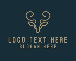 Stag - Wild Deer Hunting logo design