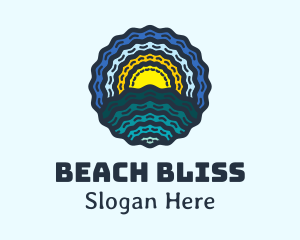 Seashell Beach Resort logo design