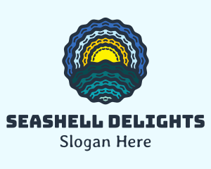 Seashell Beach Resort logo design