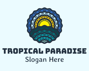 Hawaii - Seashell Beach Resort logo design