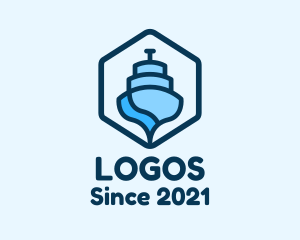 Navy - Abstract Boat Ferry logo design