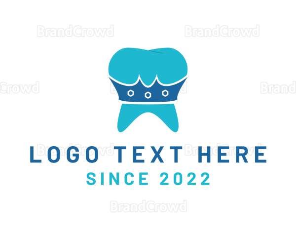 Dentistry Crown Tooth Logo