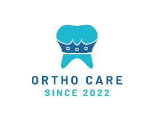 Orthopedic - Dentistry Crown Tooth logo design