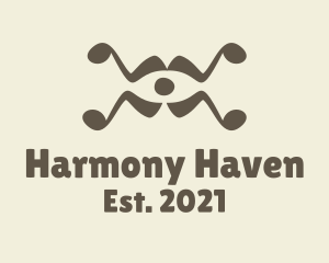 Harmony - Musical Notes Eye logo design