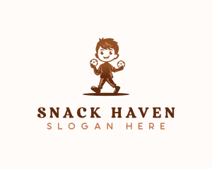 Sweet Cookie Boy logo design