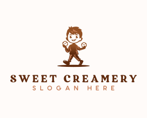 Sweet Cookie Boy logo design