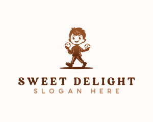 Sweet Cookie Boy logo design