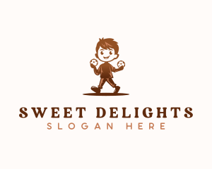 Sweet Cookie Boy logo design