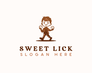 Sweet Cookie Boy logo design