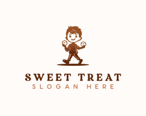 Sweet Cookie Boy logo design