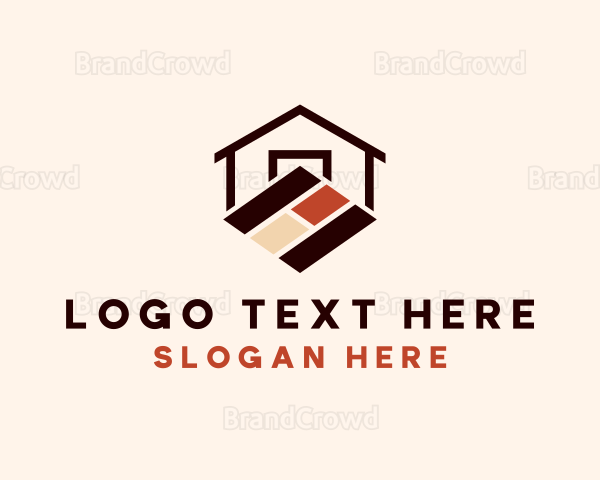 Home Construction Flooring Logo
