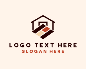 Remodeling - Home Construction Flooring logo design