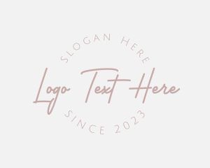 Handwritten - Signature Script Aesthetic logo design