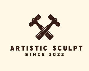 Carpentry Hammer Tool logo design