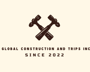 Hammer - Carpentry Hammer Tool logo design
