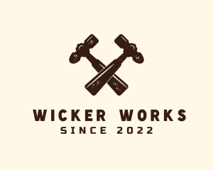 Carpentry Hammer Tool logo design