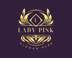Luxury Leaf Crest Logo