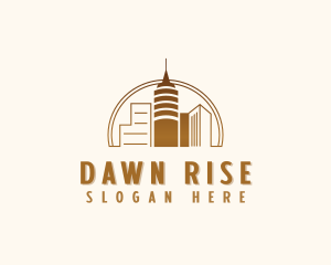 High Rise Building Property logo design