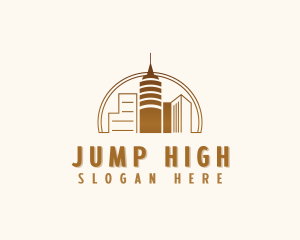 High Rise Building Property logo design