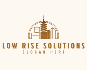 High Rise Building Property logo design