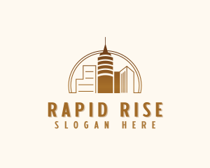 High Rise Building Property logo design