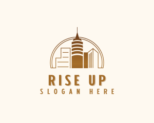 High Rise Building Property logo design