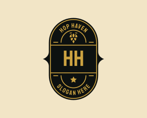 Hop - Star Beer Hop logo design