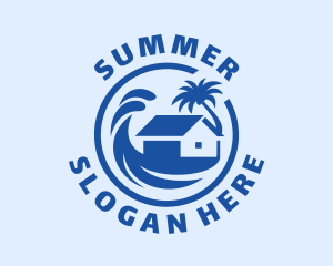 Tropical Beach Home logo design