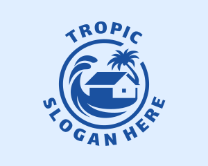 Tropical Beach Home logo design