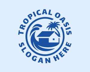 Tropical Beach Home logo design