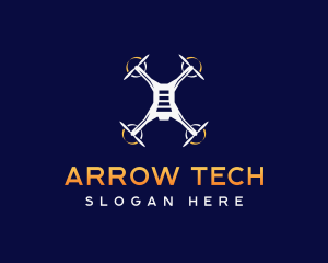 Drone Tech Rotorcraft logo design